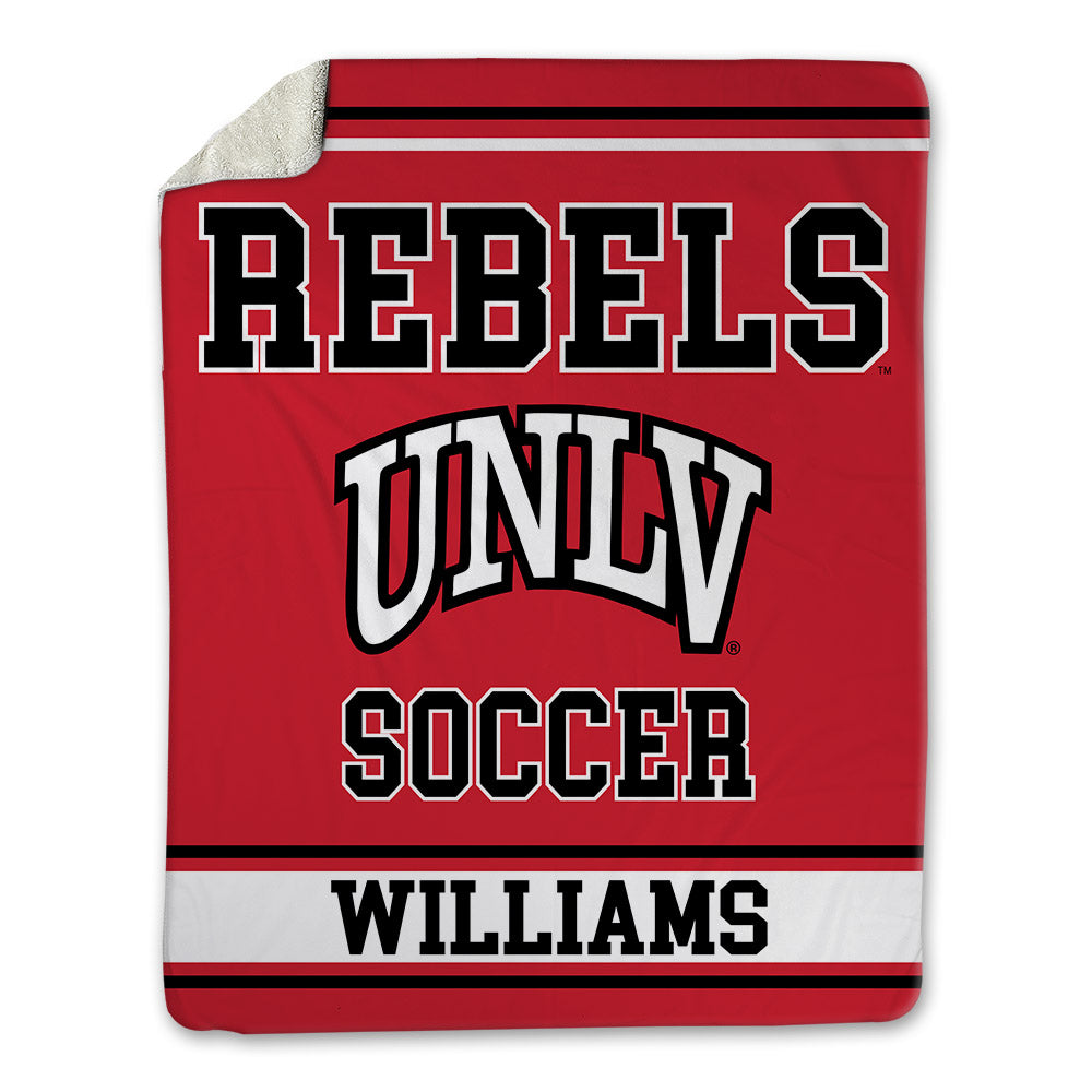 UNLV - NCAA Women's Soccer : Purity Williams - Blanket-0