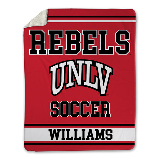 UNLV - NCAA Women's Soccer : Purity Williams - Blanket-0