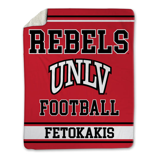UNLV - NCAA Football : Chrysanthos Fetokakis - Blanket-0