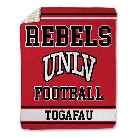 UNLV - NCAA Football : Kal-El Togafau - Blanket-0