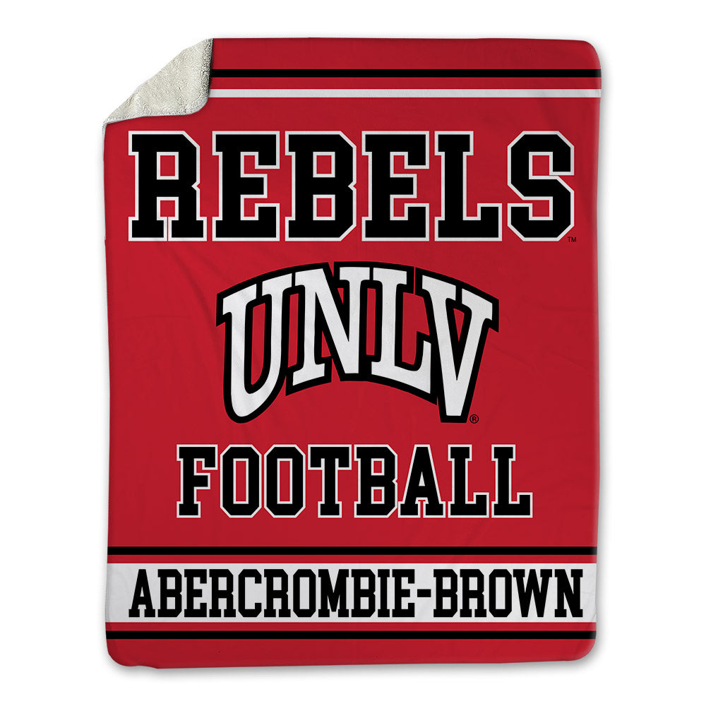 UNLV - NCAA Football : Zavien Abercrombie-Brown - Blanket-0