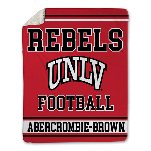 UNLV - NCAA Football : Zavien Abercrombie-Brown - Blanket-0