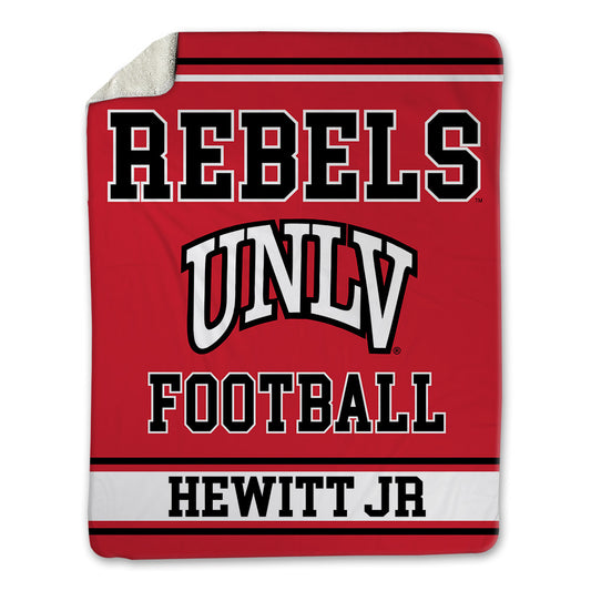 UNLV - NCAA Football : Ronnell Hewitt Jr - Blanket-0