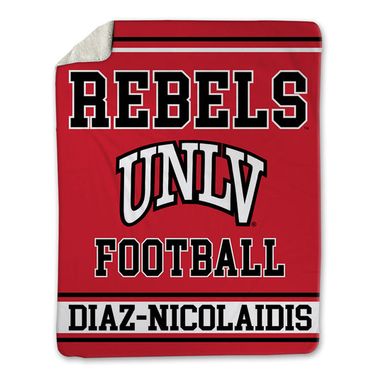UNLV - NCAA Football : Andreas Diaz-Nicolaidis - Blanket-0