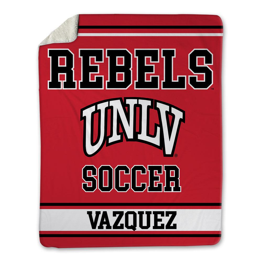 UNLV - NCAA Men's Soccer : Manuel Vazquez - Blanket-0