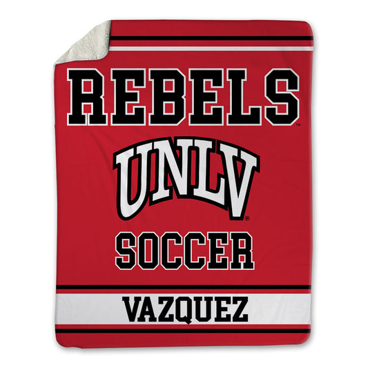 UNLV - NCAA Men's Soccer : Manuel Vazquez - Blanket-0