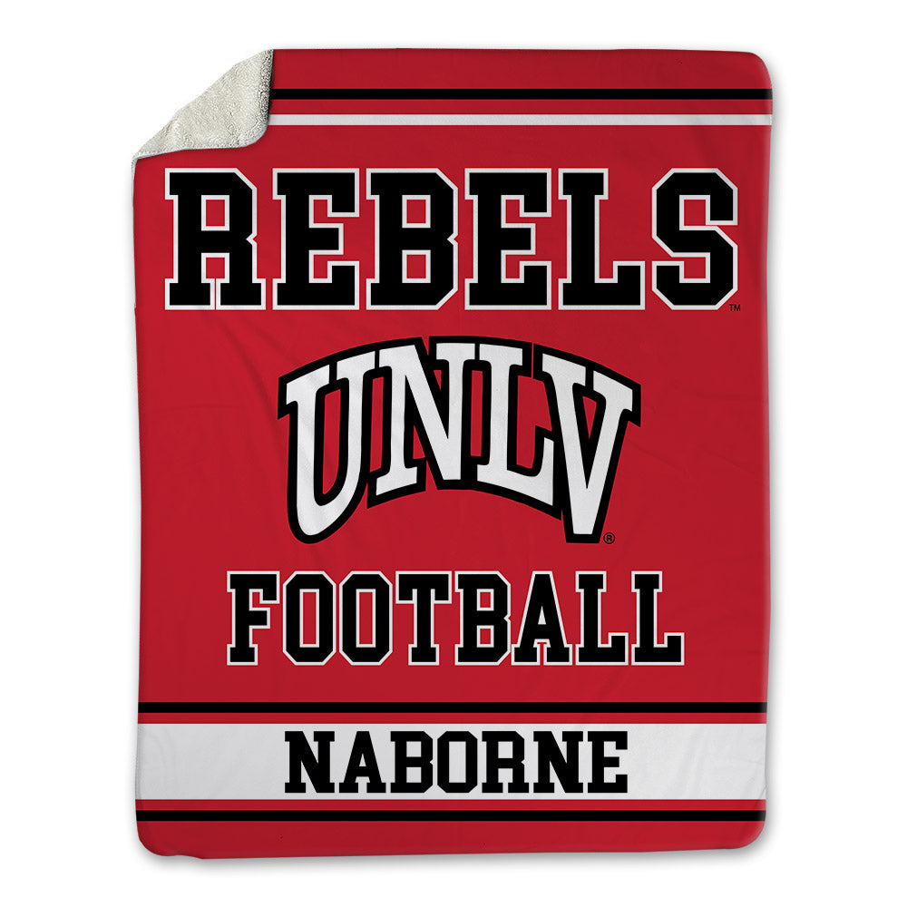 UNLV - NCAA Football : Jeremy Naborne - Blanket-0