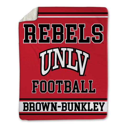 UNLV - NCAA Football : Aamaris Brown-Bunkley - Blanket-0