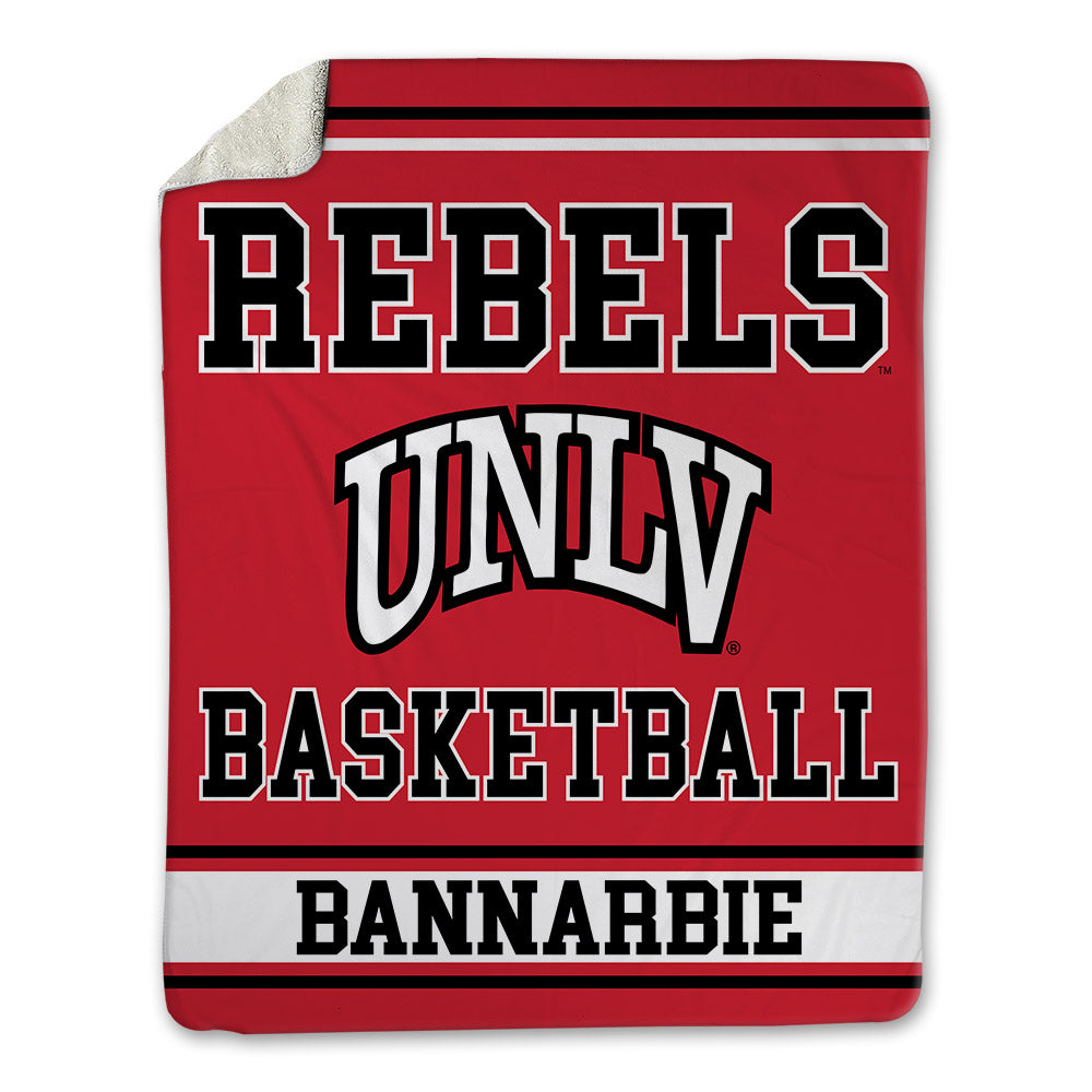 UNLV - NCAA Men's Basketball : Jacob Bannarbie - Blanket-0