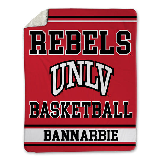 UNLV - NCAA Men's Basketball : Jacob Bannarbie - Blanket-0