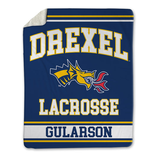 Drexel - NCAA Men's Lacrosse : Jake Gularson - Blanket-0