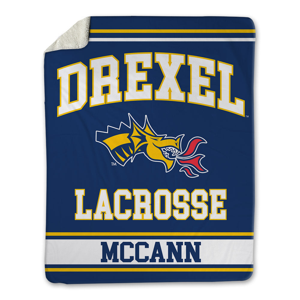 Drexel - NCAA Men's Lacrosse : Tomas McCann - Blanket-0