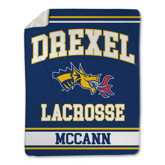 Drexel - NCAA Men's Lacrosse : Tomas McCann - Blanket-0