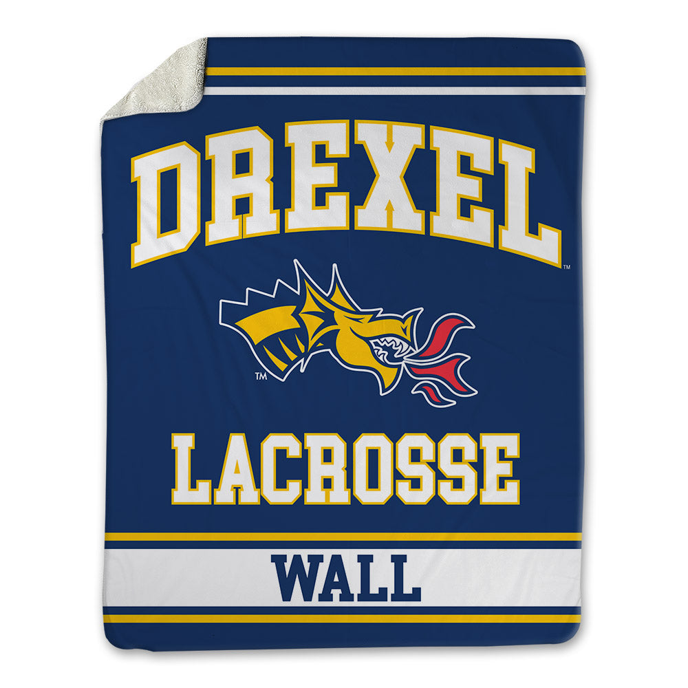 Drexel - NCAA Men's Lacrosse : Lincoln Wall - Blanket-0