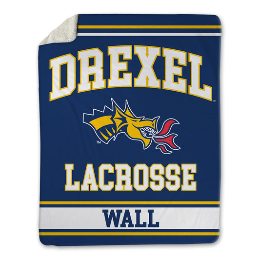 Drexel - NCAA Men's Lacrosse : Lincoln Wall - Blanket-0