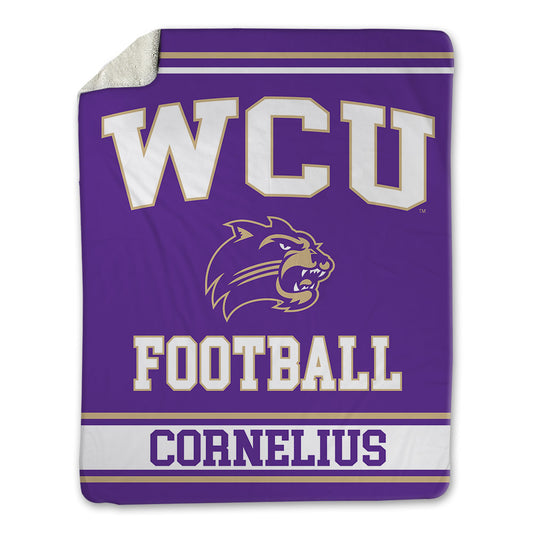 Western Carolina - NCAA Football : Jayden Cornelius - Blanket-0