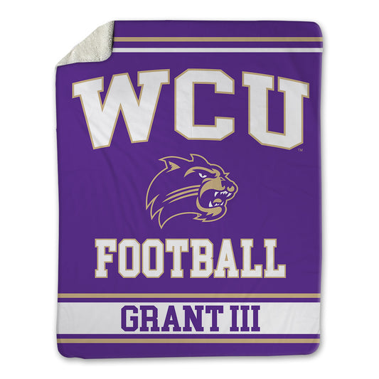 Western Carolina - NCAA Football : Quency Grant III - Blanket-0