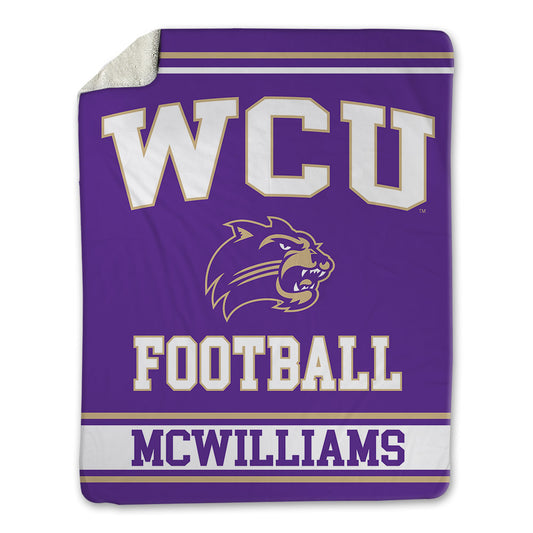 Western Carolina - NCAA Football : Jabari McWilliams - Blanket-0