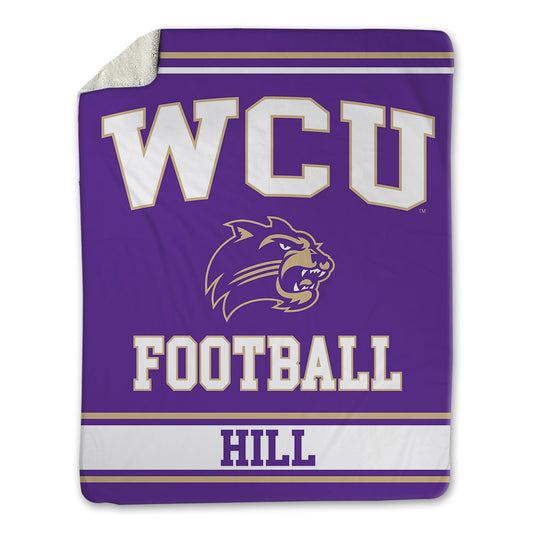 Western Carolina - NCAA Football : Malachi Hill - Blanket-0