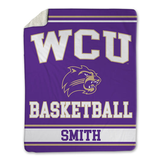 Western Carolina - NCAA Men's Basketball : Tayeshaun Smith - Blanket-0