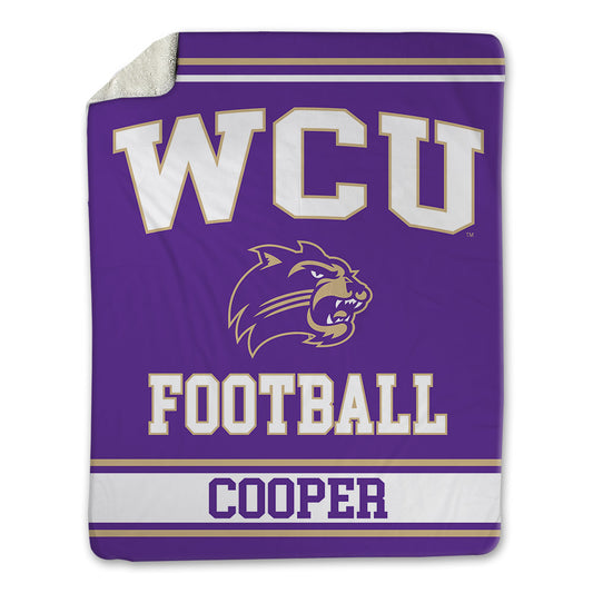 Western Carolina - NCAA Football : Aidan Cooper - Blanket-0