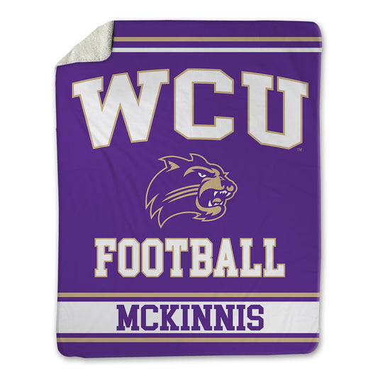 Western Carolina - NCAA Football : RYAN MCKINNIS - Blanket-0
