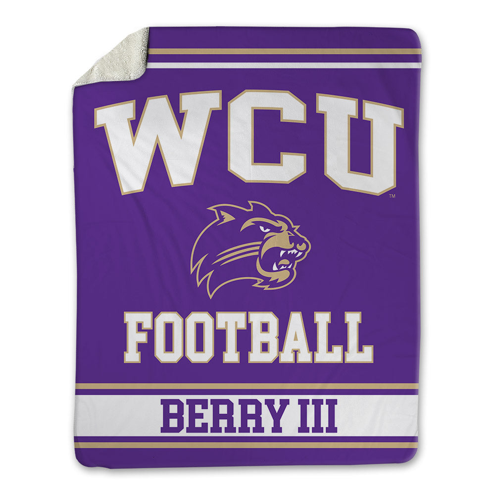 Western Carolina - NCAA Football : Trey Berry III - Blanket-0