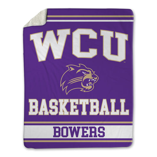 Western Carolina - NCAA Women's Basketball : Christina Bowers - Blanket-0
