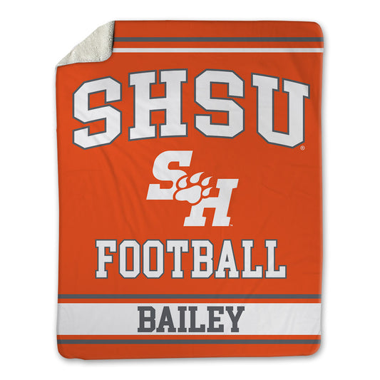 SHSU - NCAA Football : DJ Bailey - Blanket-0