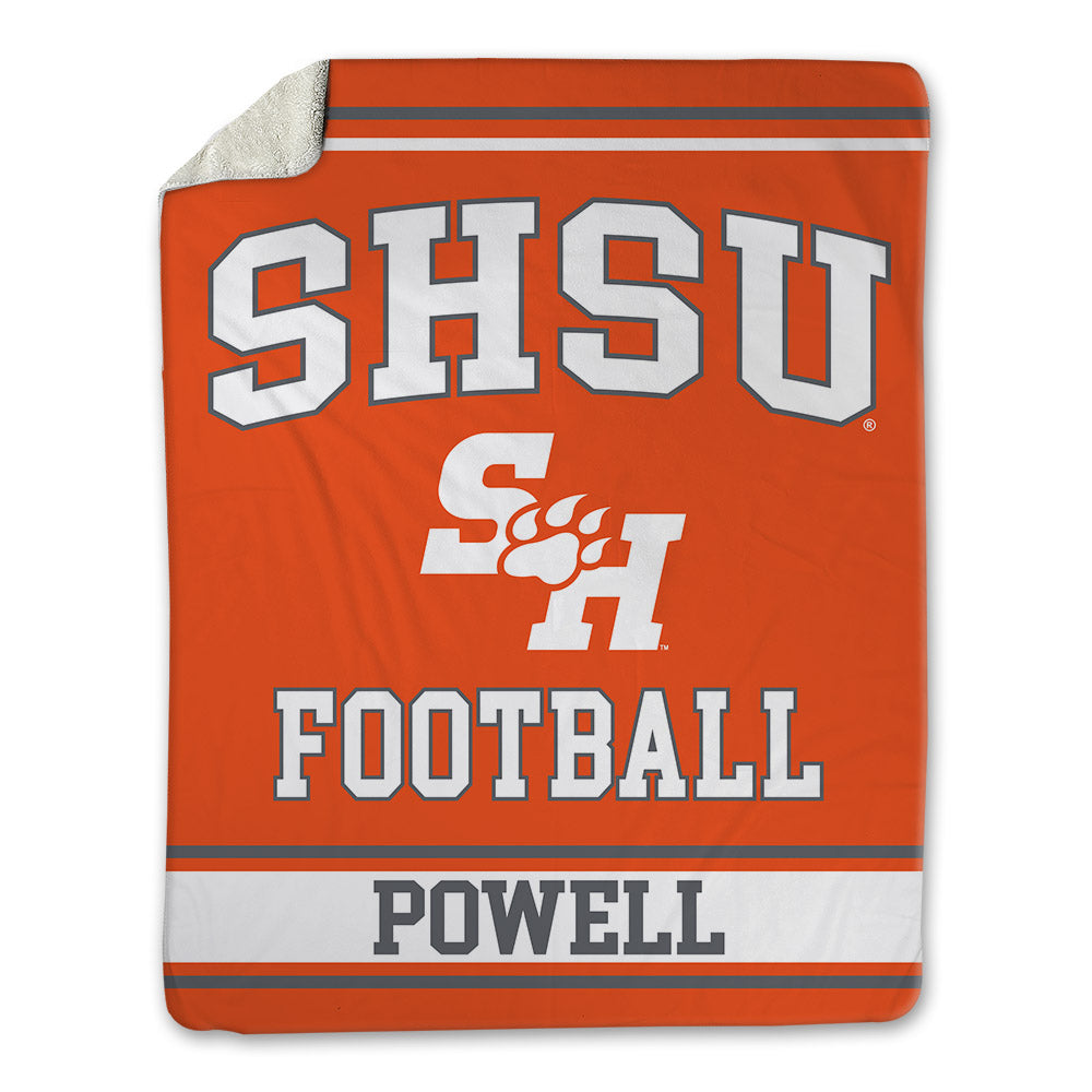 SHSU - NCAA Football : Cecil Powell - Blanket-0