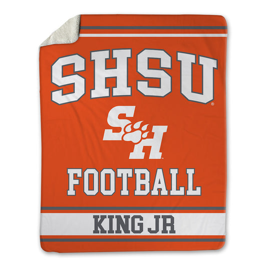 SHSU - NCAA Football : Michael King Jr - Blanket-0