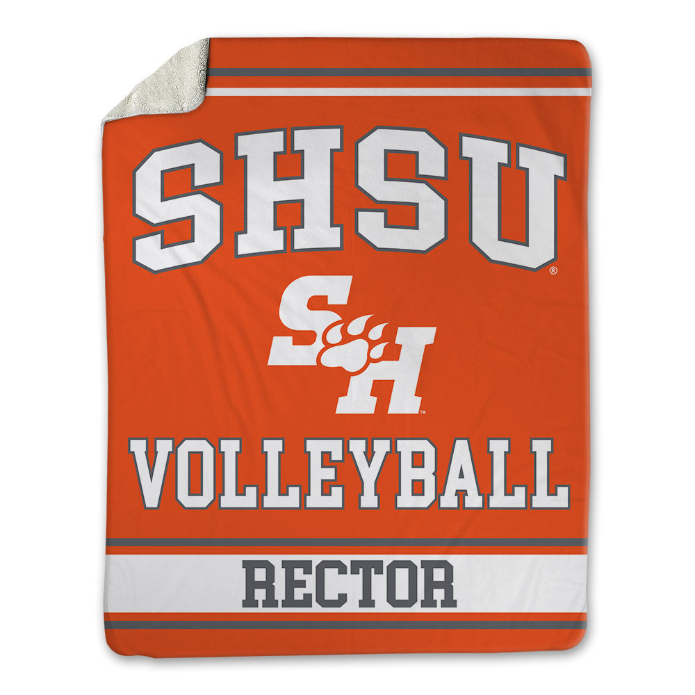 SHSU - NCAA Women's Volleyball : Kameron Rector - Blanket-0