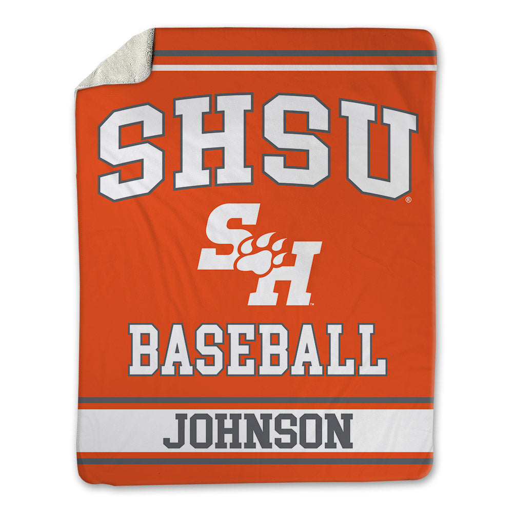 SHSU - NCAA Baseball : Zakery Johnson - Blanket-0