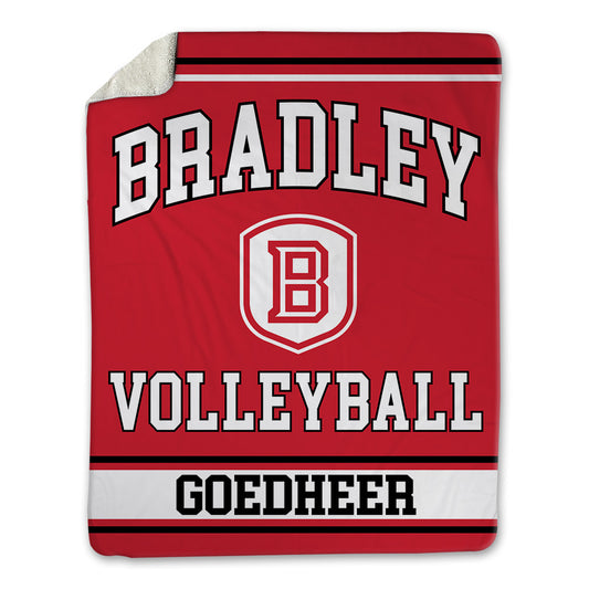 Bradley - NCAA Women's Volleyball : Adeline Goedheer - Blanket-0