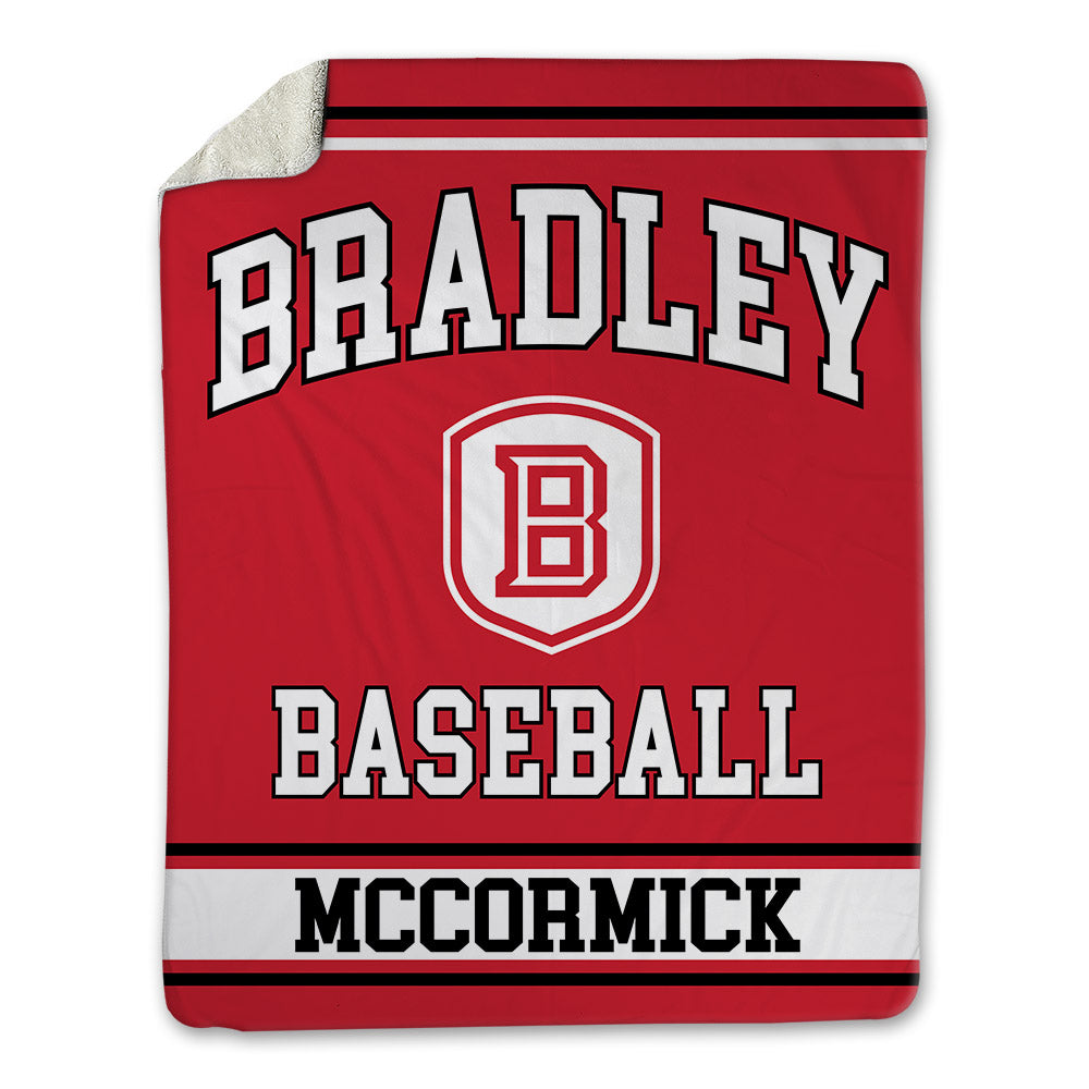 Bradley - NCAA Baseball : Colin McCormick - Blanket-0