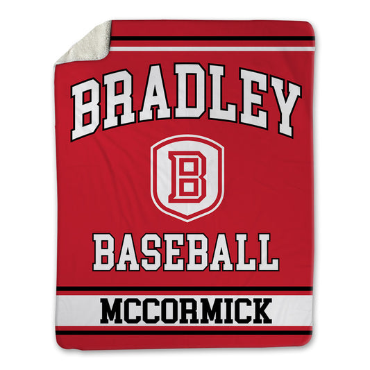 Bradley - NCAA Baseball : Colin McCormick - Blanket-0