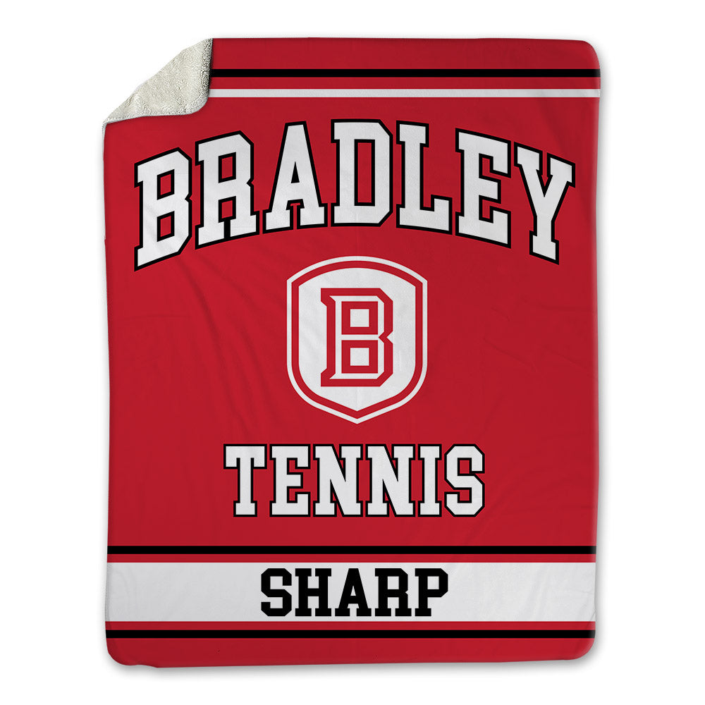 Bradley - NCAA Women's Tennis : Amber Sharp - Blanket-0