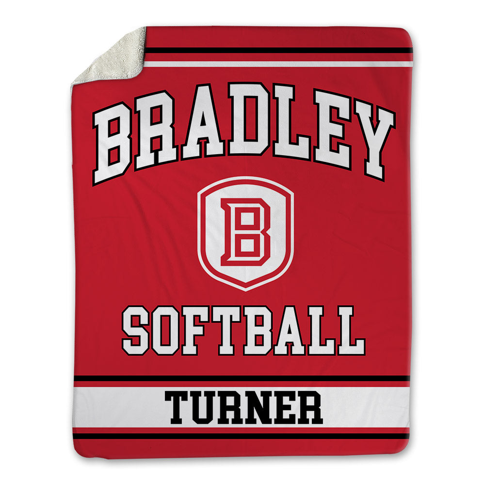 Bradley - NCAA Softball : Olivia Turner - Blanket-0