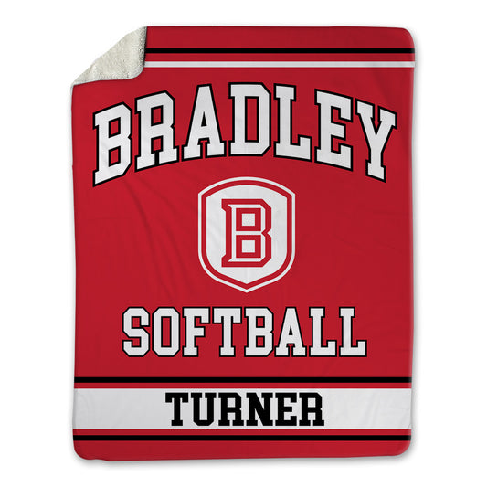 Bradley - NCAA Softball : Olivia Turner - Blanket-0