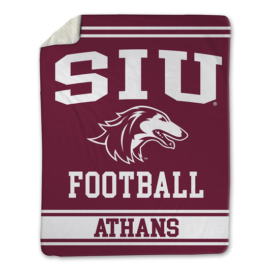 SIU Carbondale - NCAA Football : Jimmy Athans - Blanket-0