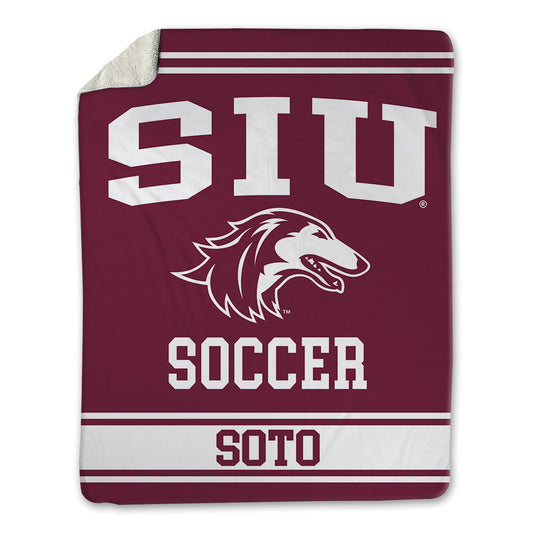 SIU Carbondale - NCAA Women's Soccer : Londyn Soto - Blanket-0
