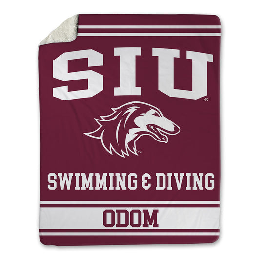 SIU Carbondale - NCAA Men's Swimming & Diving : Alex Odom - Blanket-0