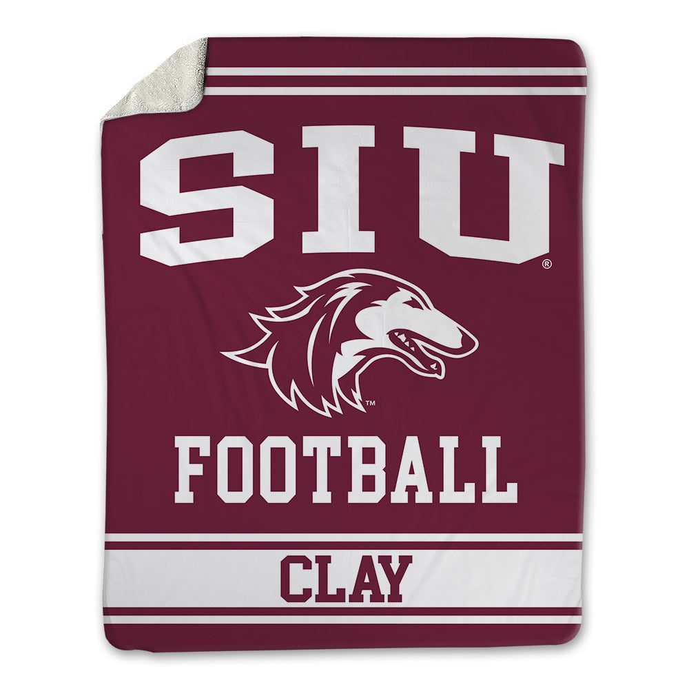 SIU Carbondale - NCAA Football : Kaden Clay - Blanket-0