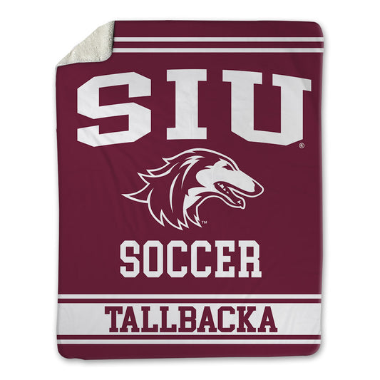 SIU Carbondale - NCAA Women's Soccer : Katelyn Tallbacka - Blanket-0