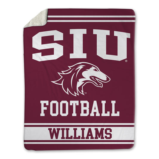 SIU Carbondale - NCAA Football : DJ Williams - Blanket-0