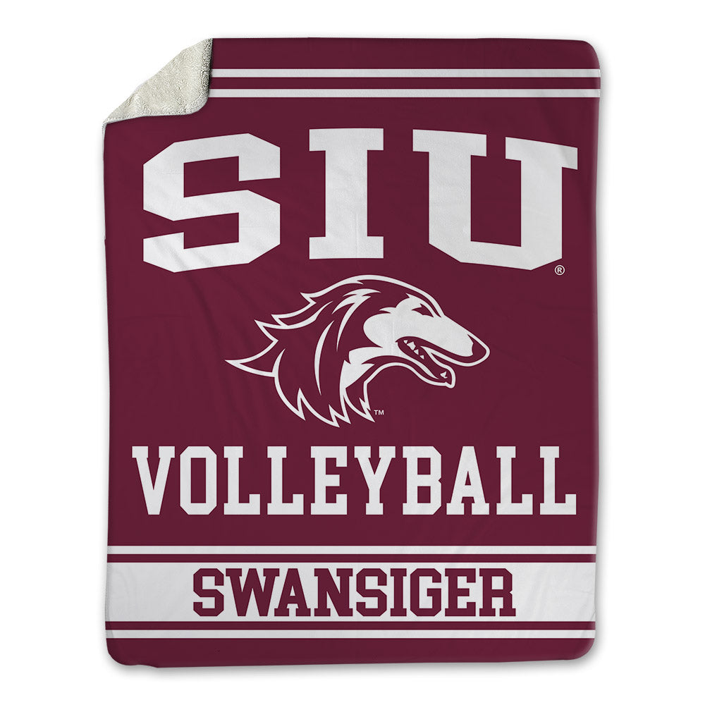 SIU Carbondale - NCAA Women's Volleyball : Ella Swansiger - Blanket-0