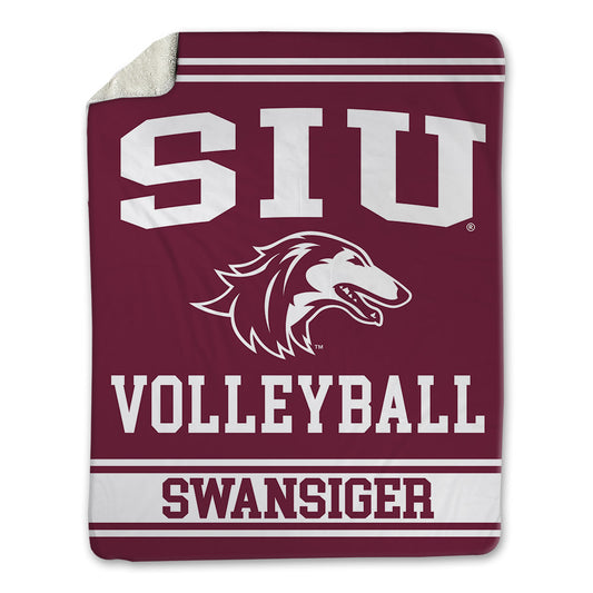 SIU Carbondale - NCAA Women's Volleyball : Ella Swansiger - Blanket-0