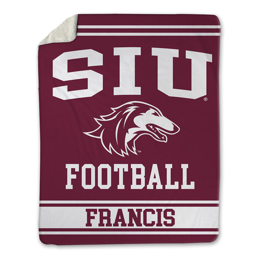 SIU Carbondale - NCAA Football : Kellen Francis - Blanket-0