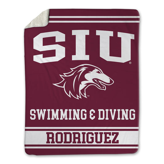 SIU Carbondale - NCAA Women's Swimming & Diving : Karen Rodriguez - Blanket-0