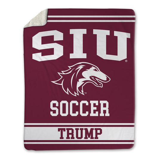 SIU Carbondale - NCAA Women's Soccer : Makenna Trump - Blanket-0